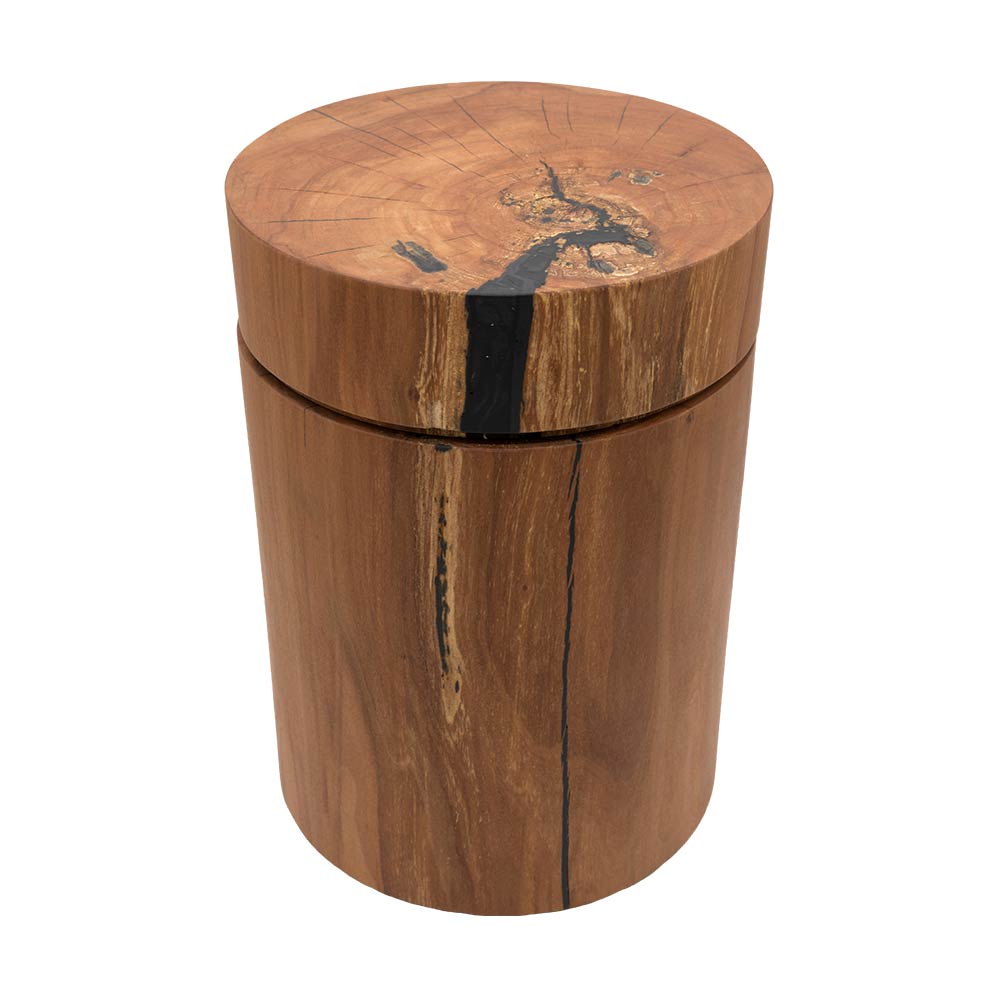 Best Selling Wooden Urns Oval Shape - Memorial Wood Urns - Finishing: Polishing