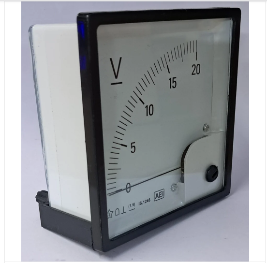 Analog D.C. Volt Meter 0-20Vdc - Application: Voltage Measurement