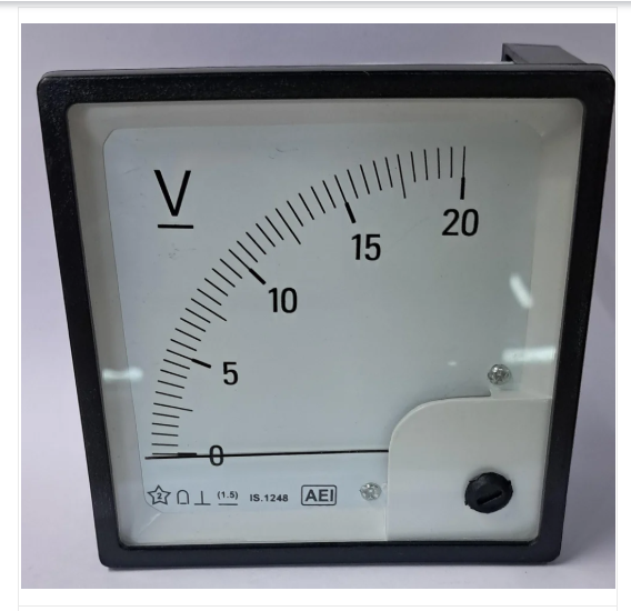 Analog D.c. Volt Meter 0-20vdc - Application: Voltage Measurement