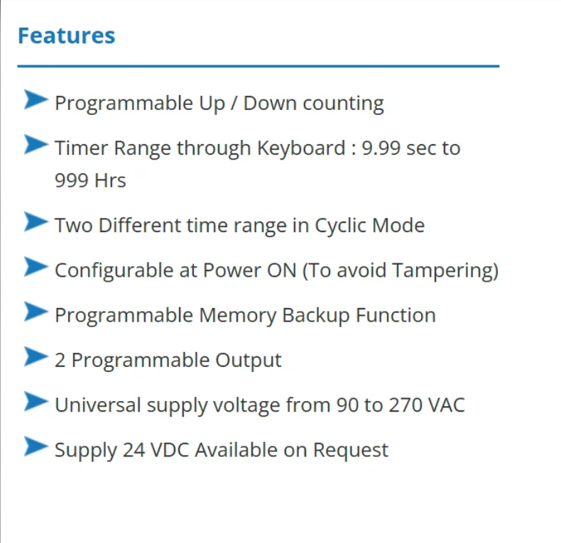 Programmable Timer - Push Wheel Setting - Xtm 993