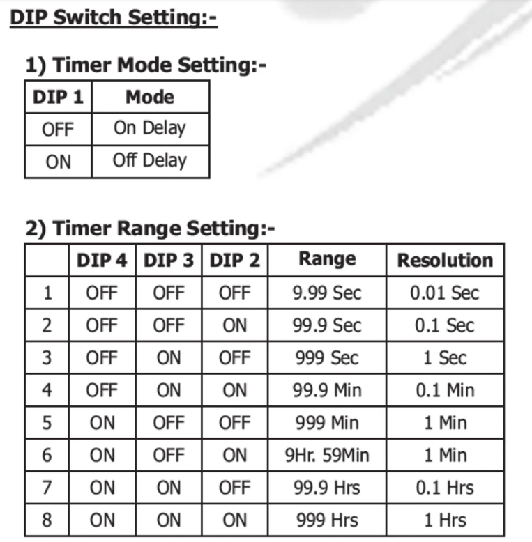 Programmable Timer - Push Wheel Setting - Xtm 993 - Color: Black