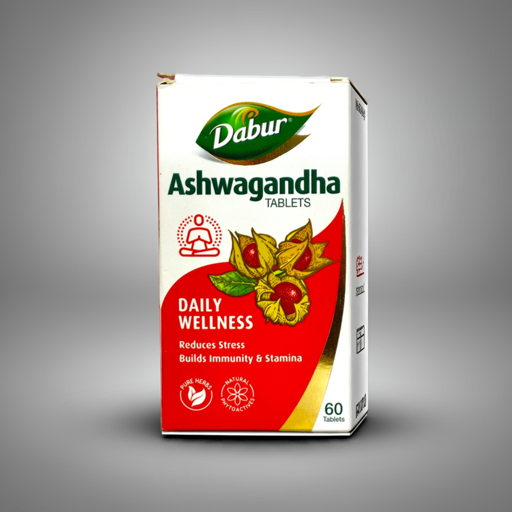 Dabur Ashwagandha 60 Tablets - Age Group: For Adults