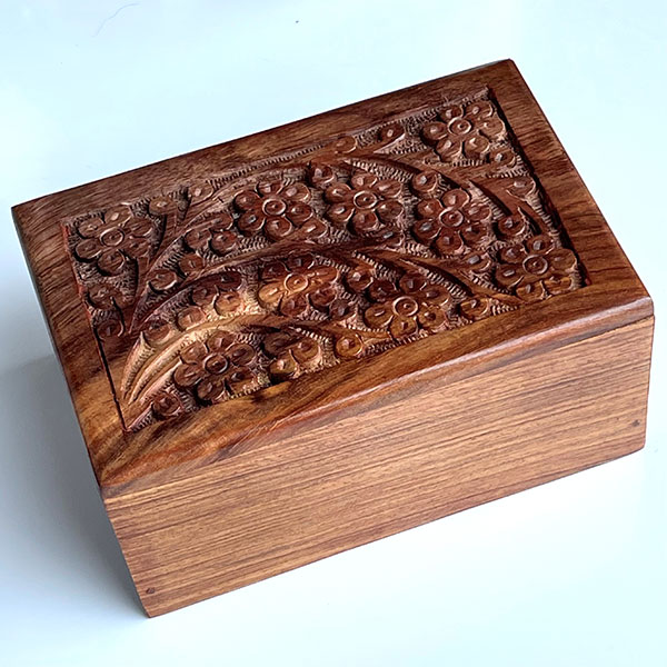 Square & Tall Shape Wooden Urns Keepsake in Bulk