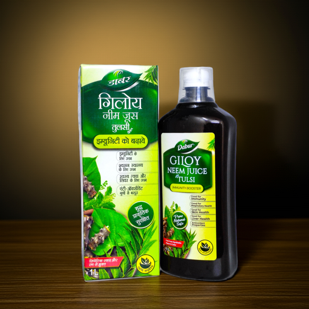 Dabur Giloy Neem Juice With Tulsi 1L - Age Group: For Adults