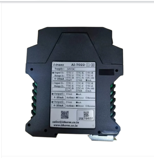 Vertical Signal Isolator Converter (Ai-7022-1-2) - Color: Black