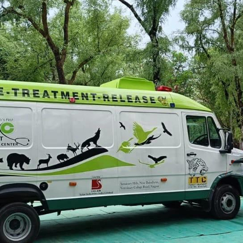 एसी प्रकार की पशु बचाव एंबुलेंस