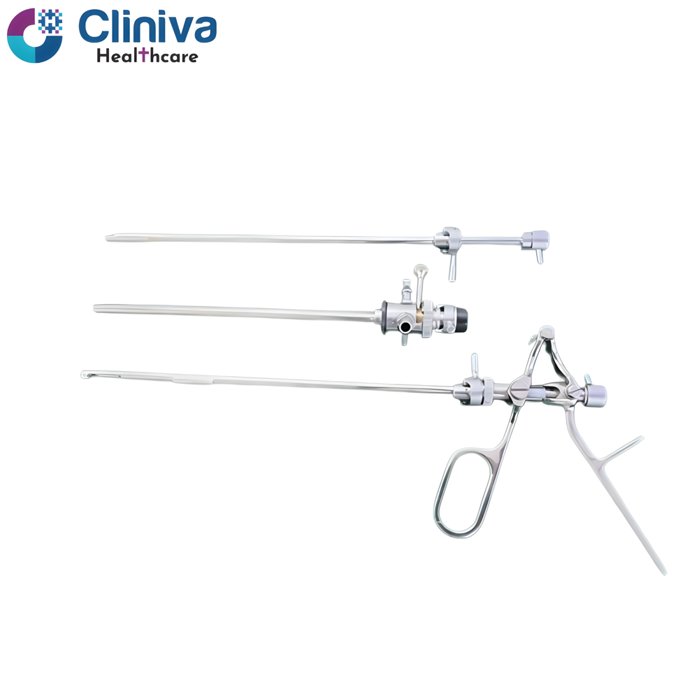 Laparoscopic Hysteroscopy Stone Punch