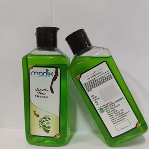 250Ml Manik Satritha Hair Cleanser Sampoo Pack Of 2Pcs - Color: Light Green