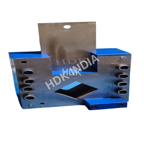 2 Inch Square Pipe Cutting Die - Color: Blue