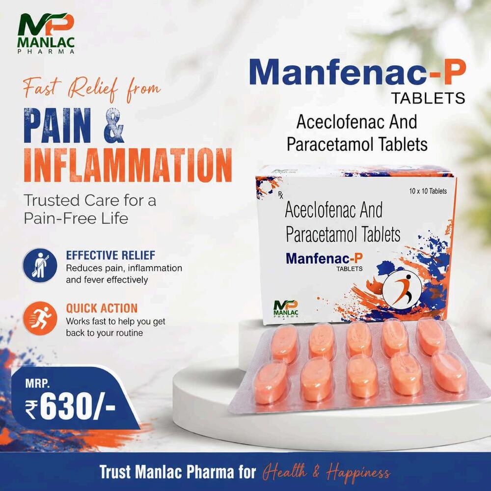 Manfenac -P Tablet - Drug Type: General Medicines