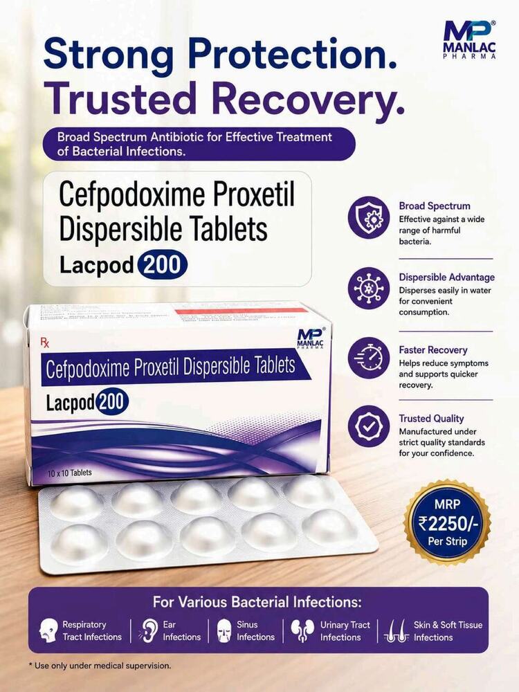 Lacpod 200 Tablet - Drug Type: General Medicines