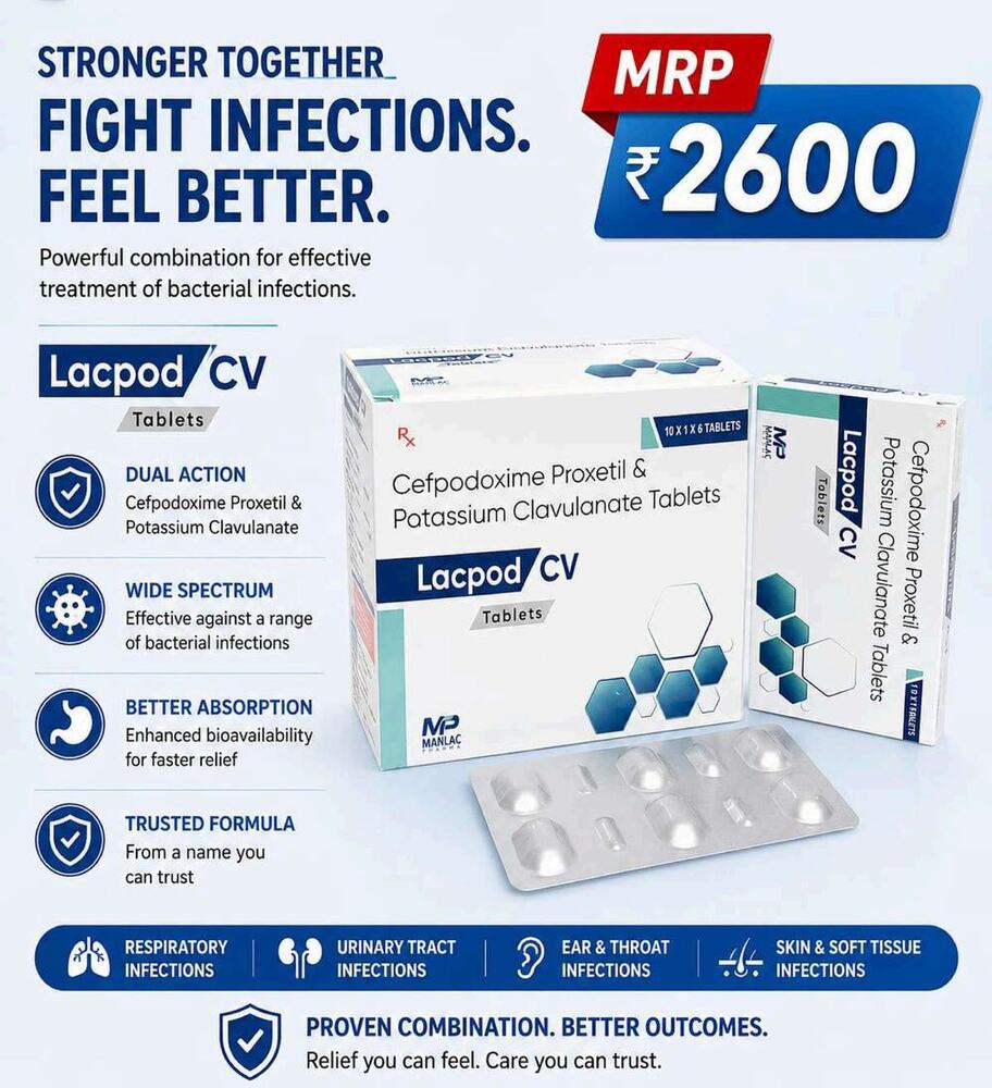 Lacpod Cv Tablet - Drug Type: General Medicines