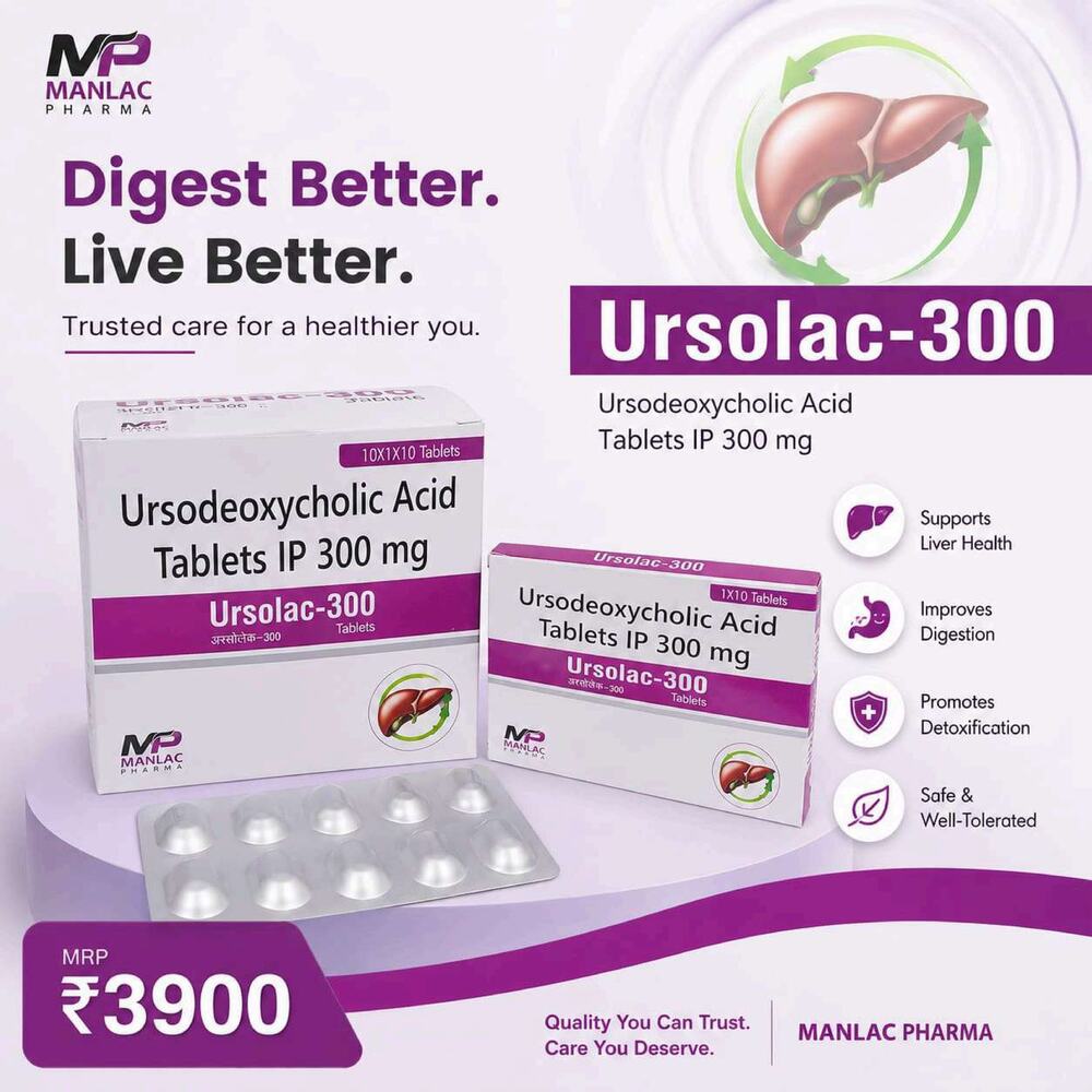 Ursolac-300 Tablet - Drug Type: General Medicines