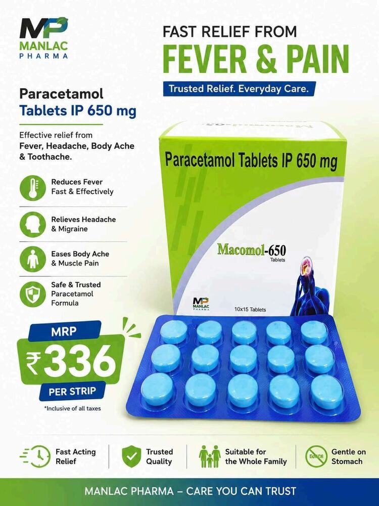 Macomol-650 Tablet - Drug Type: General Medicines