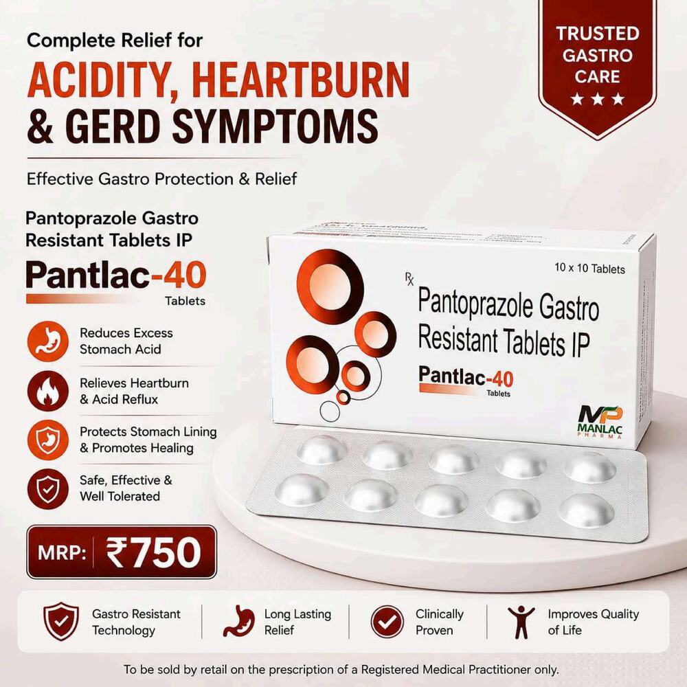 Pantlac-40 Tablet - Drug Type: General Medicines