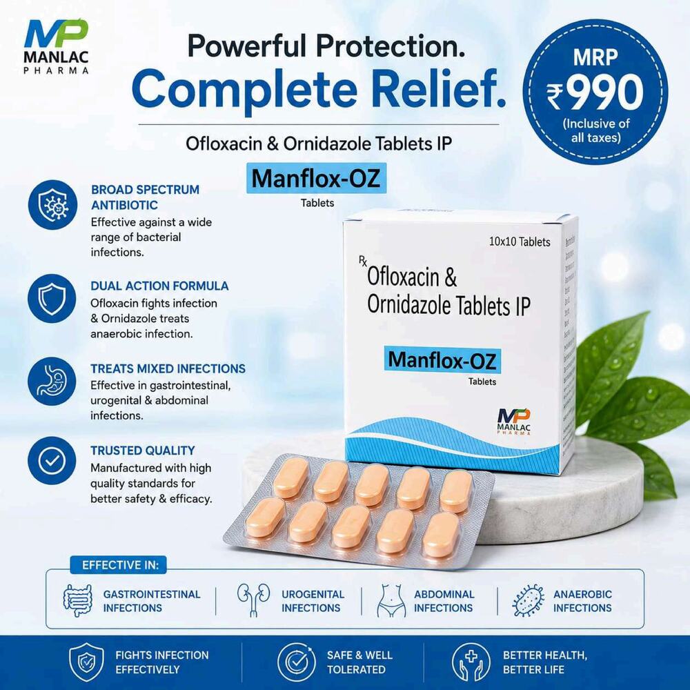 Manflox-Oz Tablet - Drug Type: General Medicines
