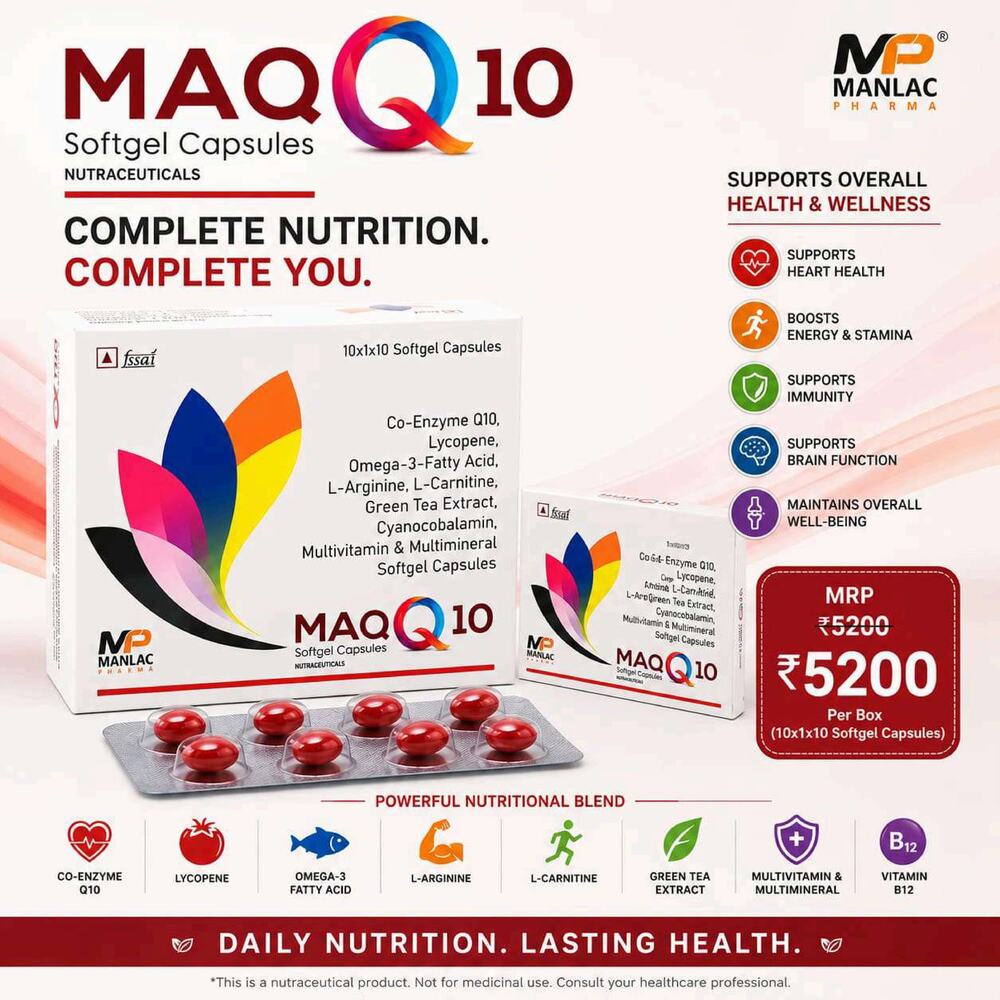 Maqq10 Capsules - Drug Type: General Medicines