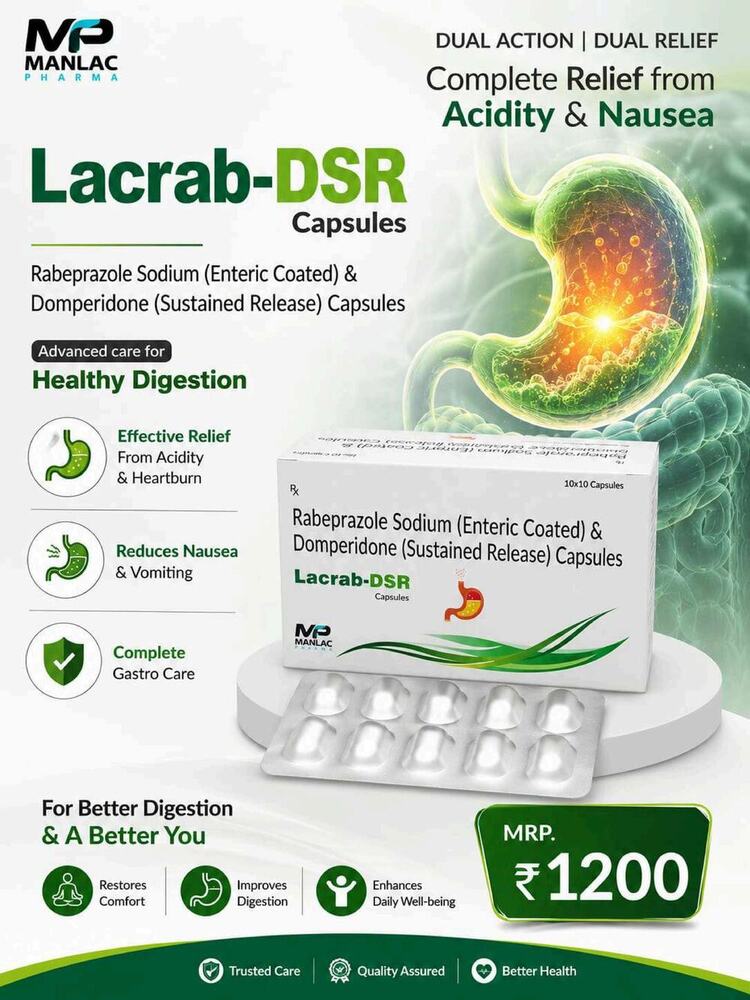 Lacrab-Dsr Capsules - Drug Type: General Medicines