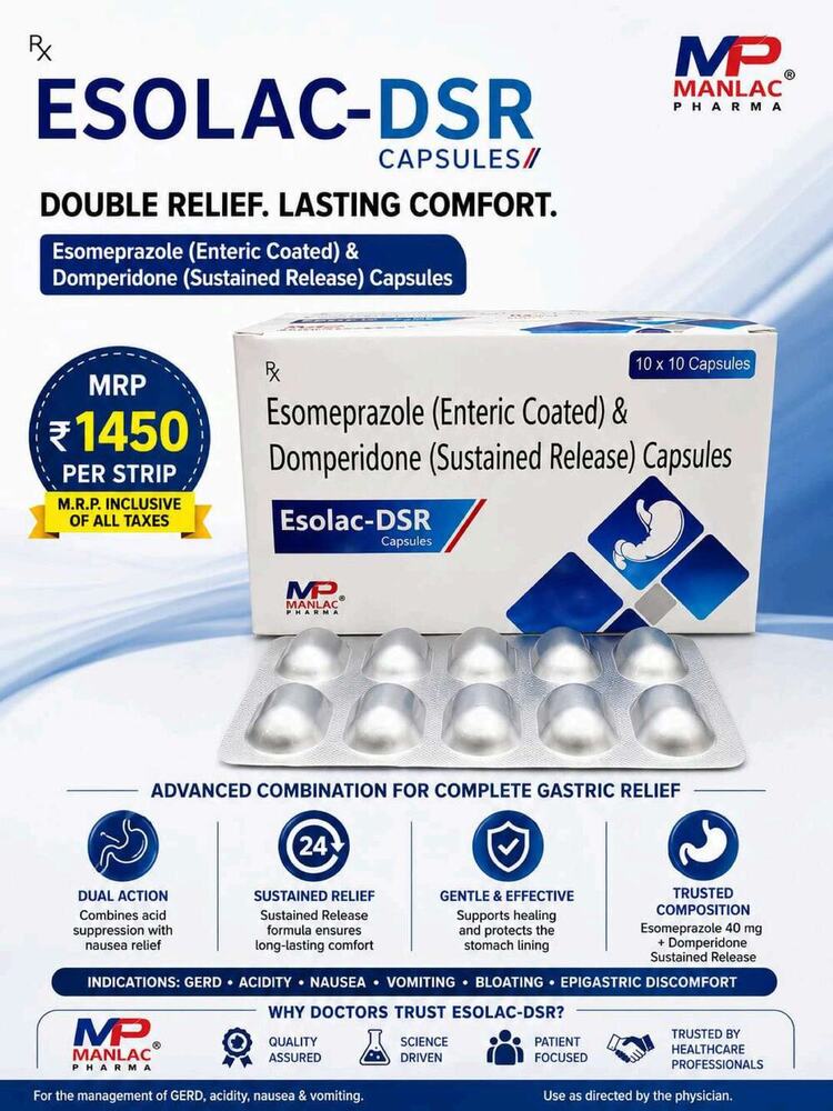 Esolac-Dsr Capsules - Drug Type: General Medicines
