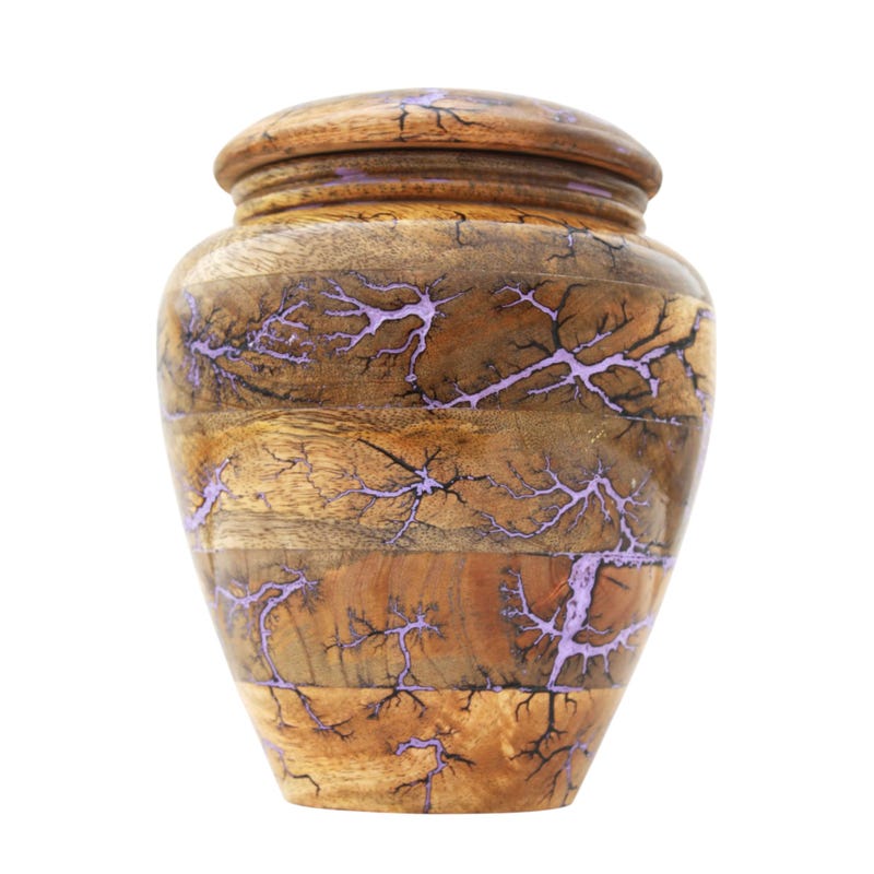 Wooden And Resin Human Ashes Urns For Decorative Urns - Finishing: Enamel