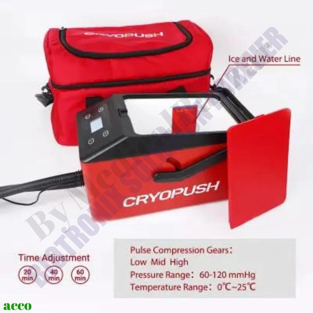 Cryopush Cold Therapy System with Adjustable Compression Levels