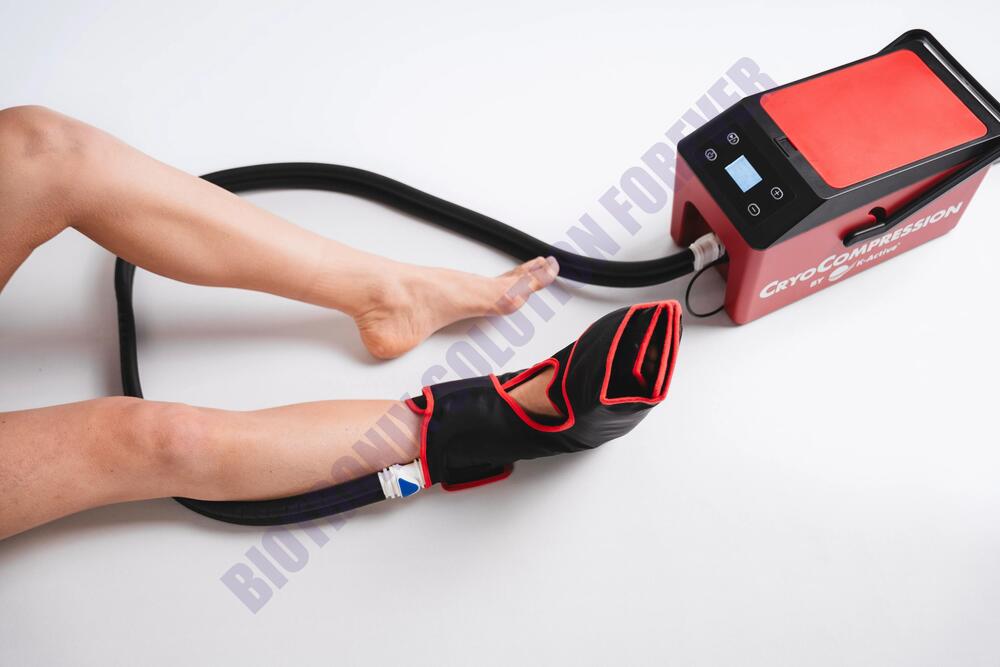 Cryopush Cold Therapy System with Adjustable Compression Levels