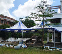 Blue Polyester Pagoda Tent