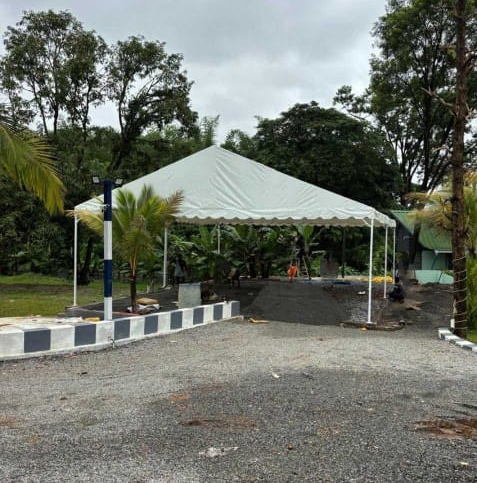 White Outdoor Canopy Tent - Design Type: Standard