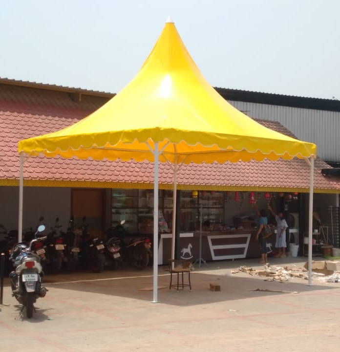 Yellow Pagoda Tent - Design Type: Customized