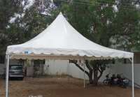 White 10 X 10 Feet Arabian Tent - Design Type: Standard