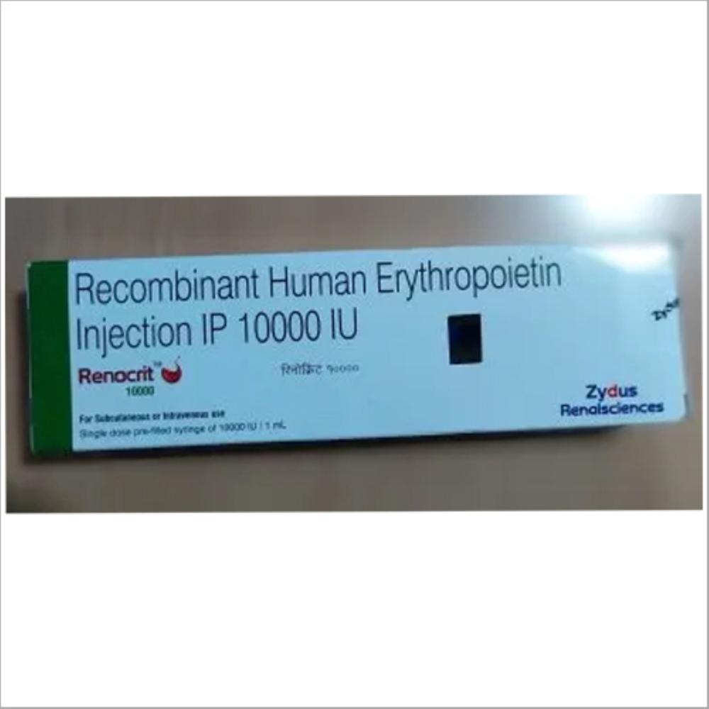 Recombinant Human Erythropoietin Injection - 10000 Iu, Stimulates Red Blood Cell Production, Prescribed For Anemia Treatment