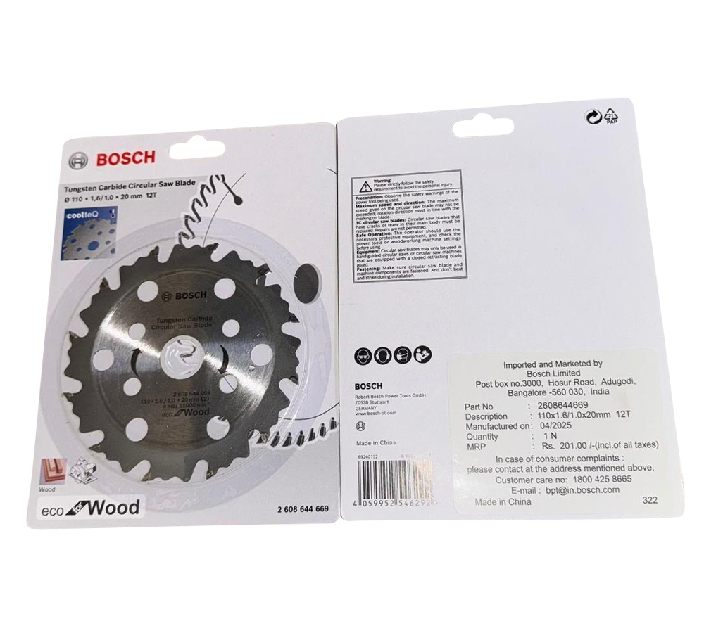 Tungsten Carbide Circular Saw Blade - Blade Size: 300Mm