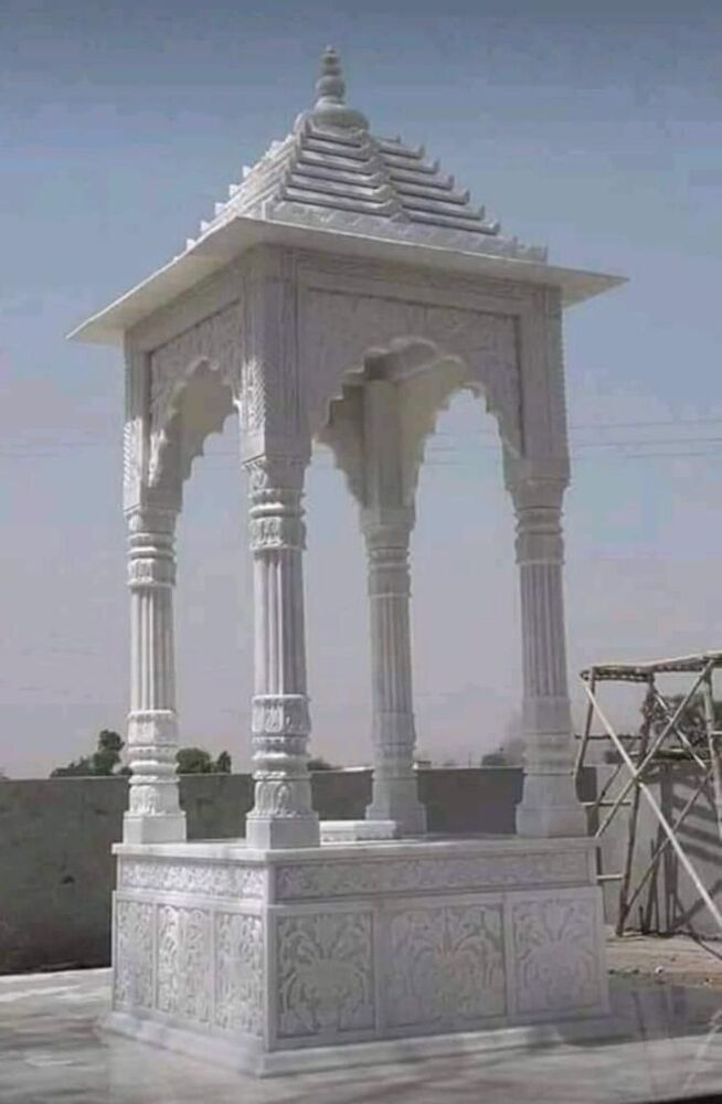 Marble Chattri - Color: White