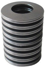 Circular Disc Washers - Color: Black