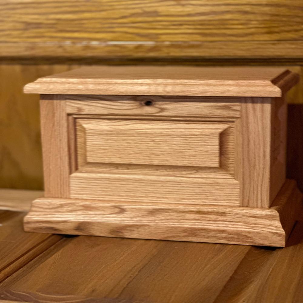 Wooden Square Shape Urns For Use Keepsake Ashes Handmade