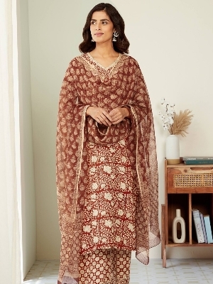 Hand Block Print Fashion Sarees