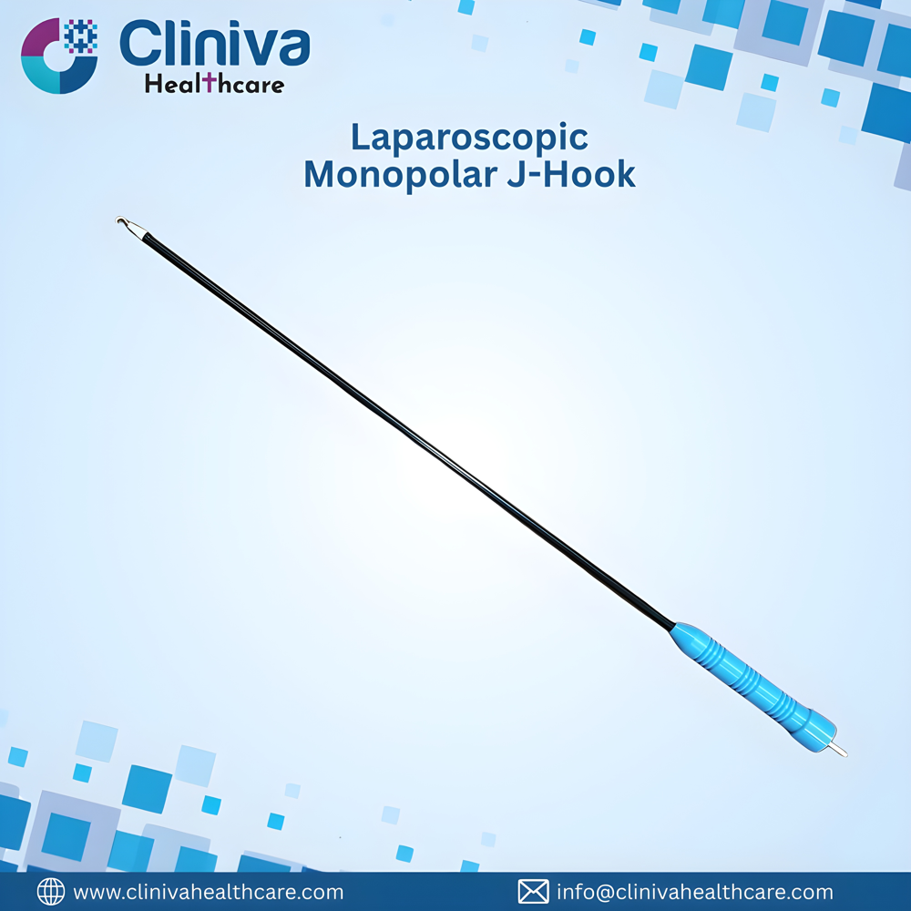 Laparoscopic Monopolar J-hook 5mmx330mm - Application: Hospital