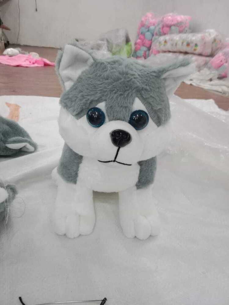 Husky Dog Soft Toys - Material: Premium Plush Fabric + Pp Cotton Filling