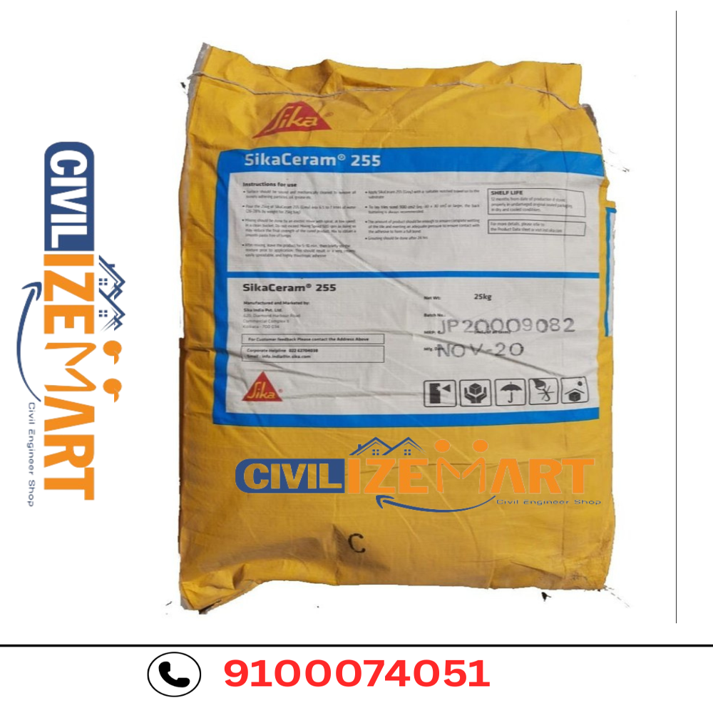 SIKACERAM-255 (GREY /WHITE) CEMENTITIOUS ADHESIVE