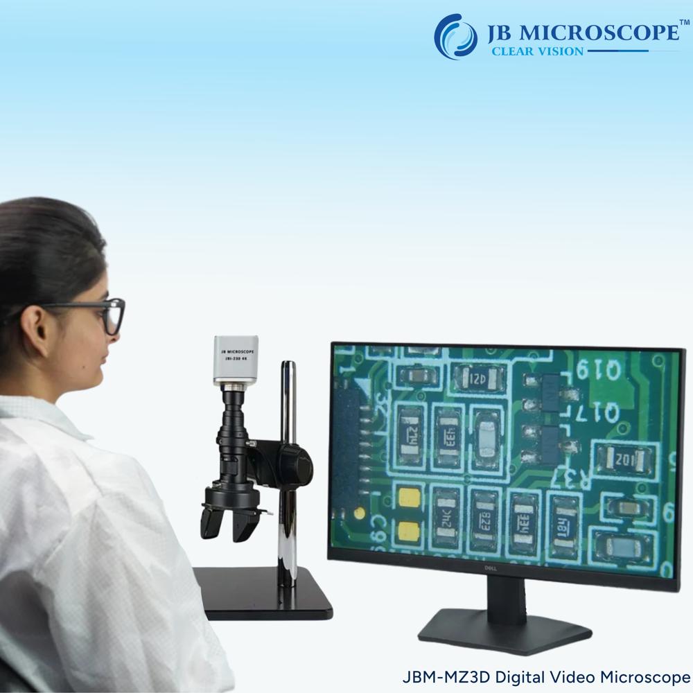 JBM- HD3D Monozoom 3D Microscope Manual Rotation