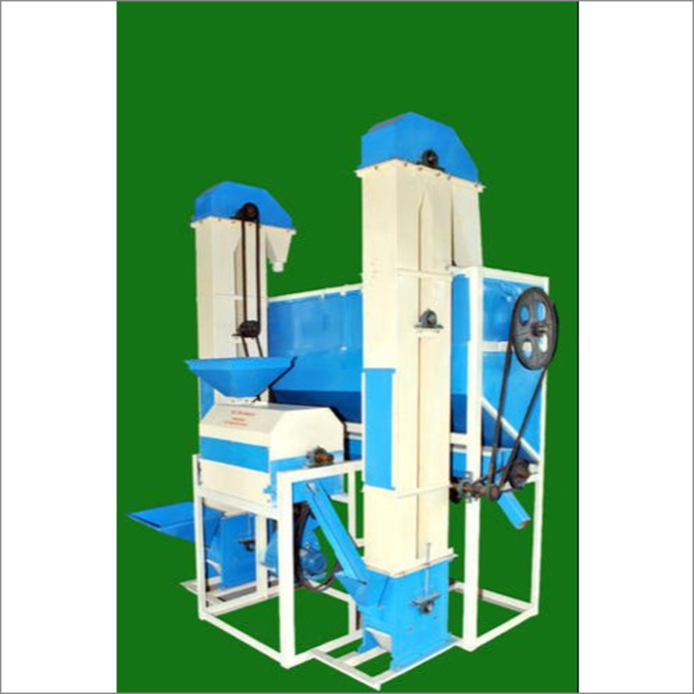 7.5 Hp Fully Automatic Dal Mill Plant - Color: White
