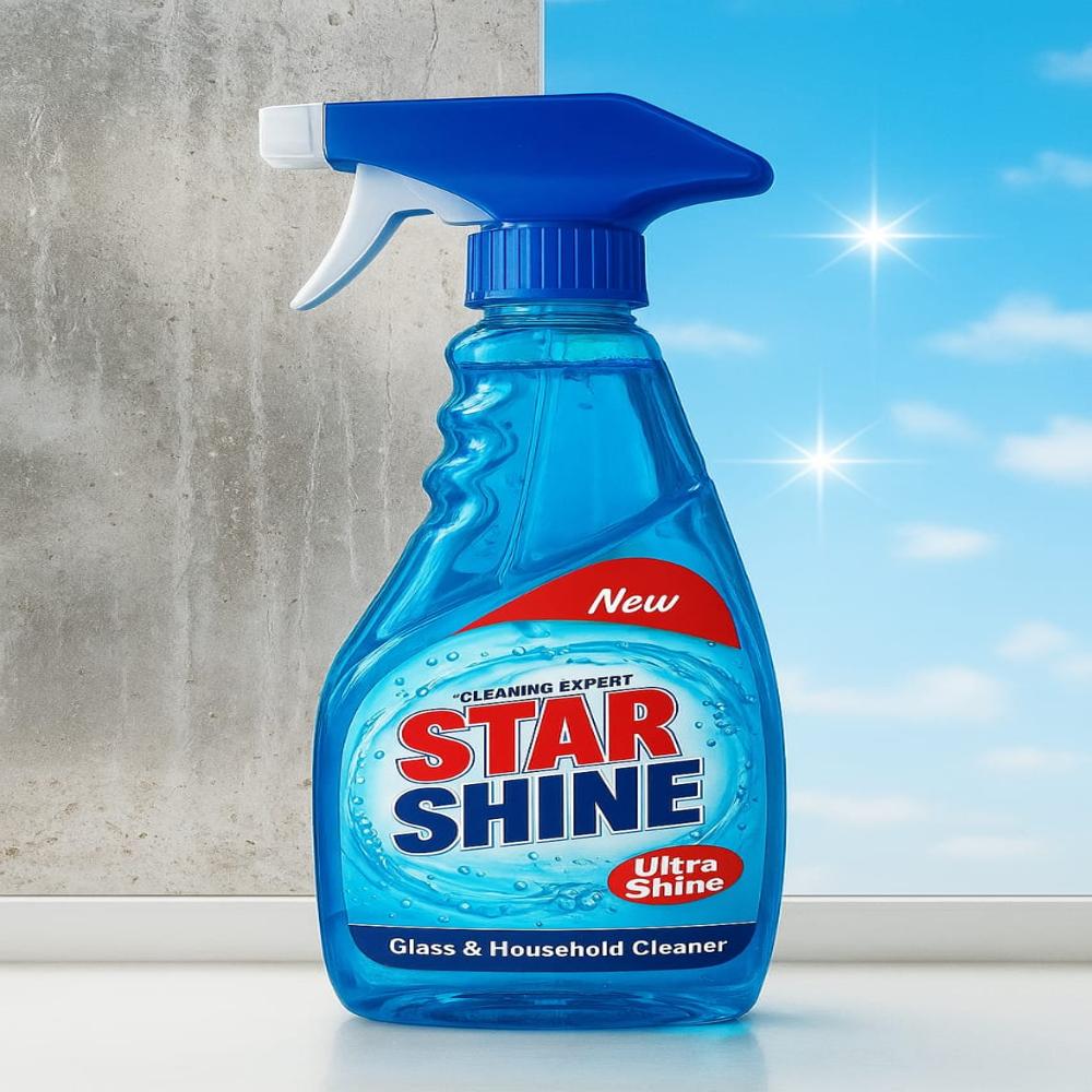 500Ml Ultra Shine Glass And Household Cleaner - Color: Blue