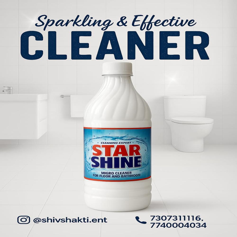 1L Star Shine Floor And Bathroom Micro Cleaner - Automation Grade: Manual