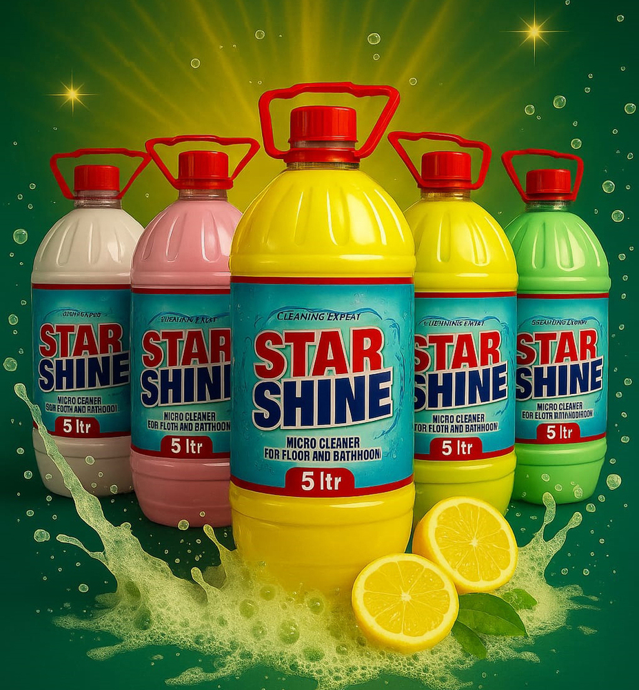 5L Star Shine Floor And Bathroom Micro Cleaner