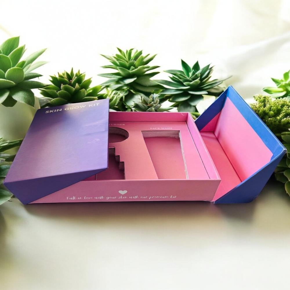Center Opening Rigid Packaging Box - Coating Type: Customized