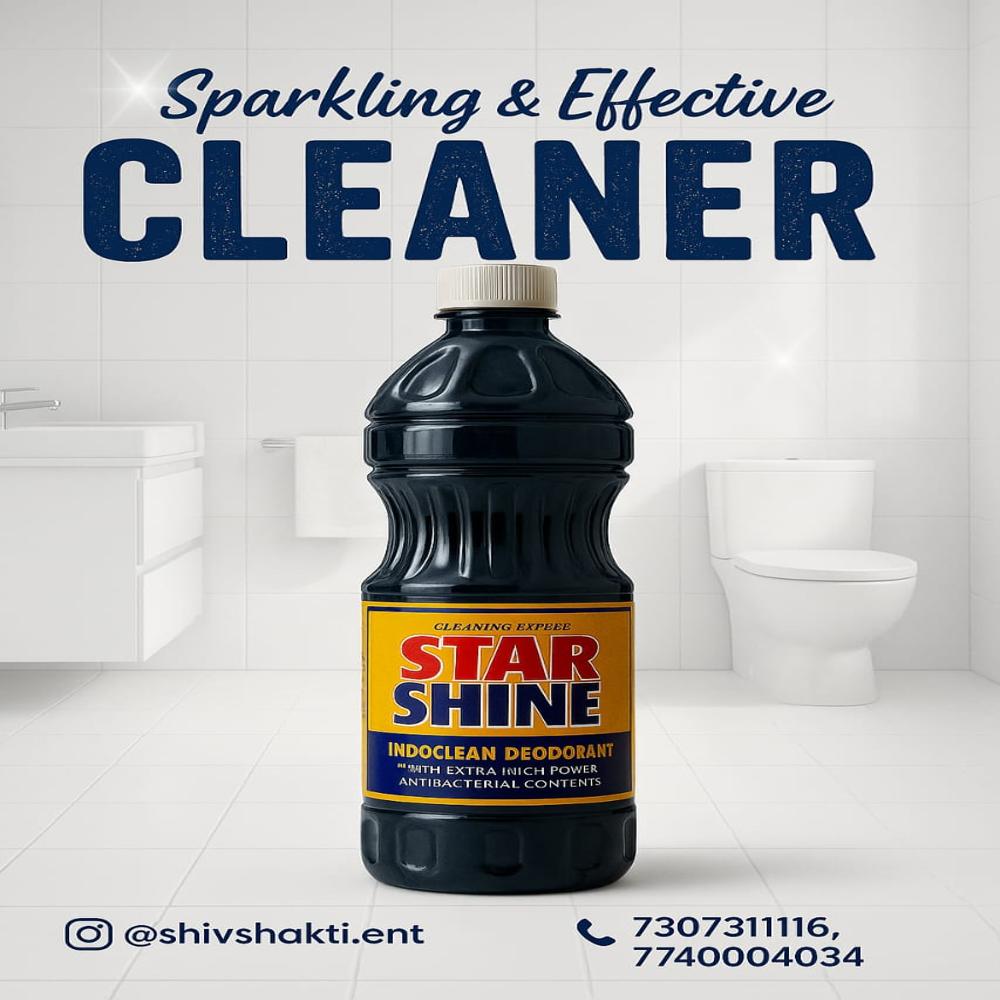 1L Star Shine Phenoclean Floor Cleaner - Color: Black