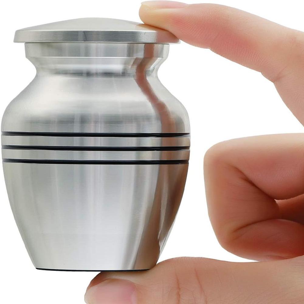 Metal Keepsake Urns For Pet Ashes Aluminium Mini Cremation Urns - Design Type: Standard + Fully Customized