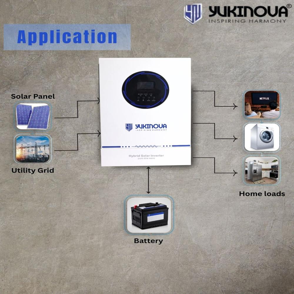 Yukinova 6.2Kva Online Hybrid Inverter