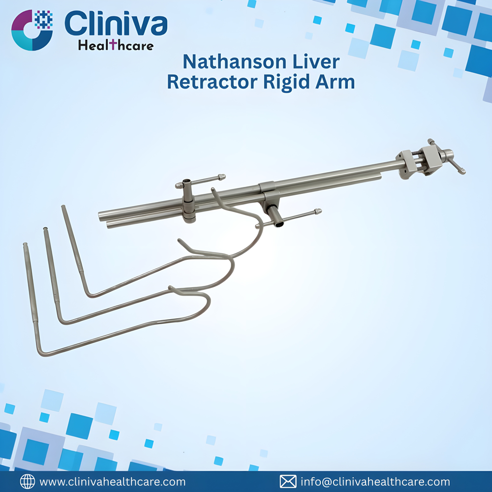 Stainless Steel Reusable Nathanson Liver Retractor Rigid Arm, For Laparoscopic Surgery - Application: Hospital