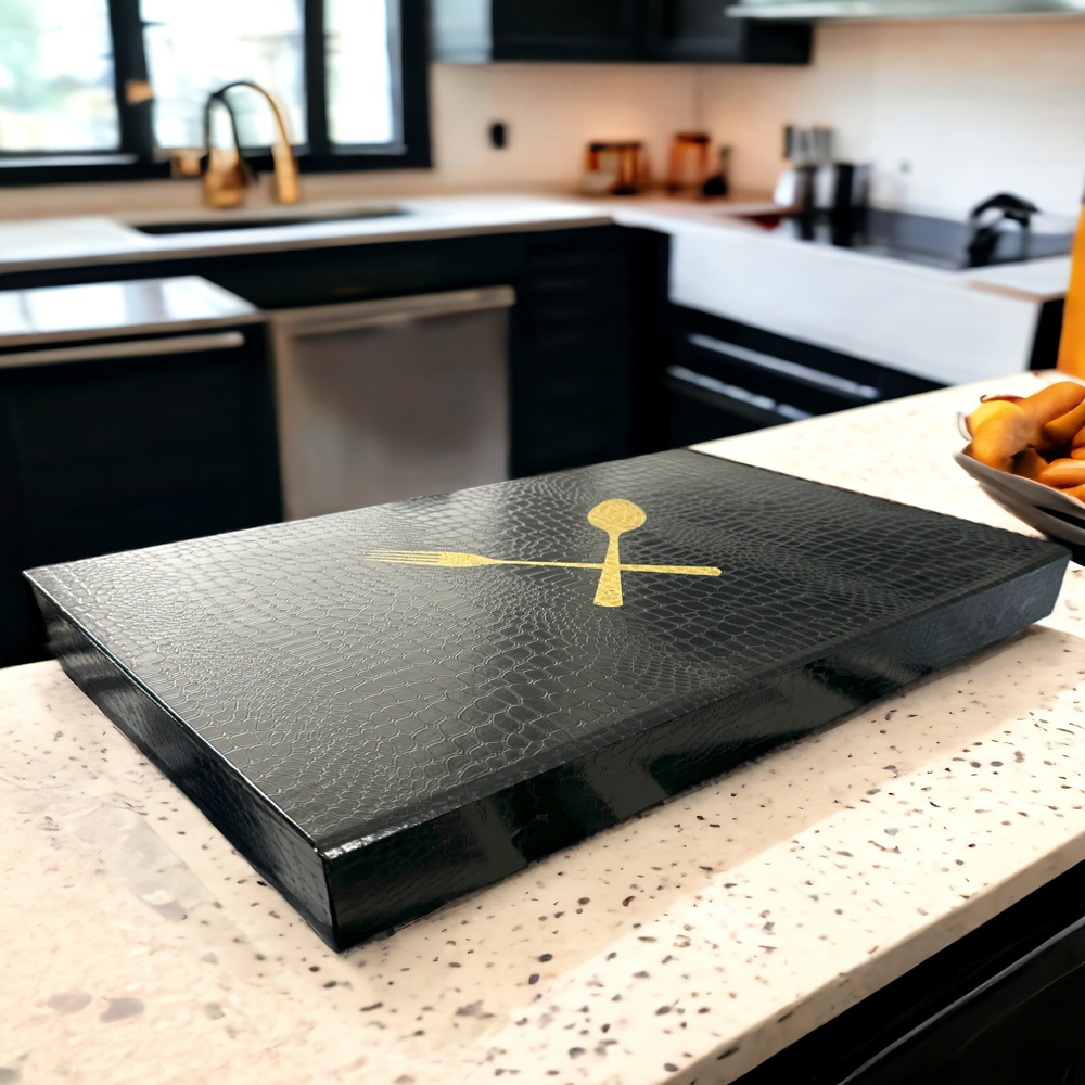 cutlery dye cut magnet flap rigid box